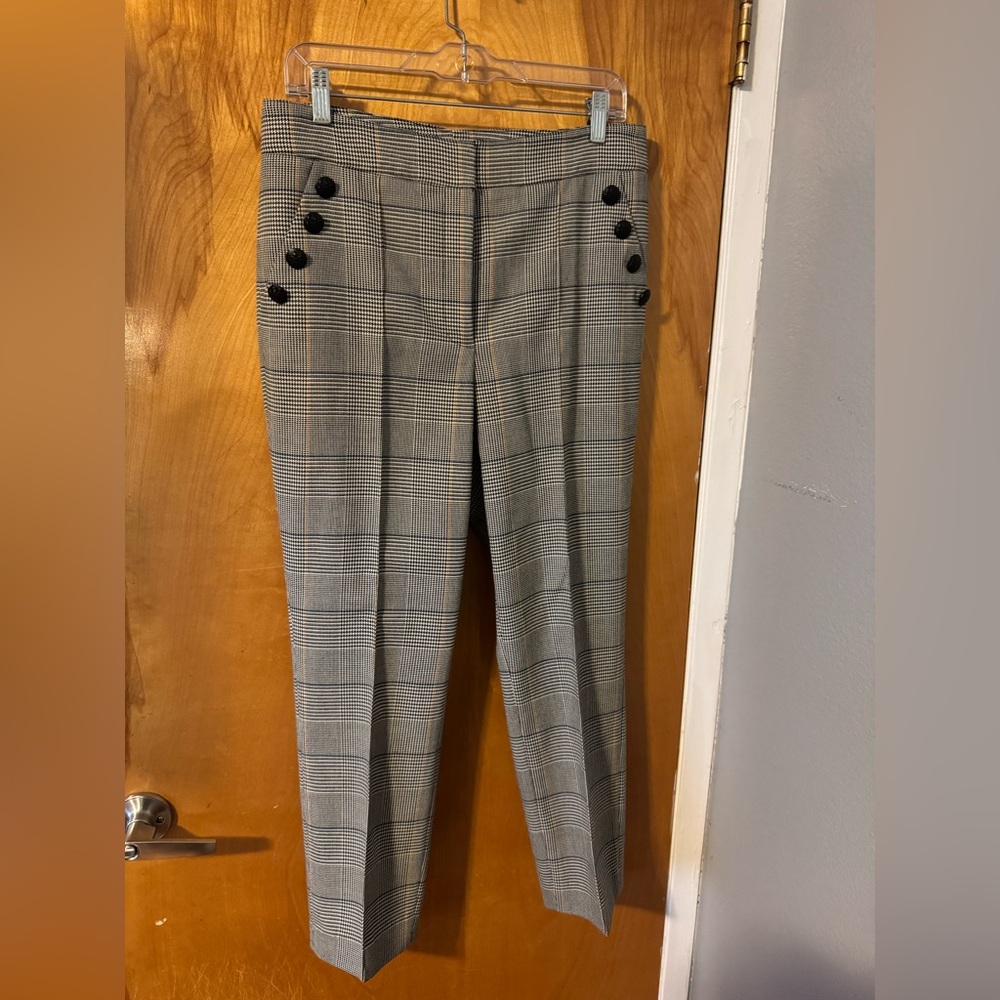 Veronica Beard Women’s Cropped Plaid Pants